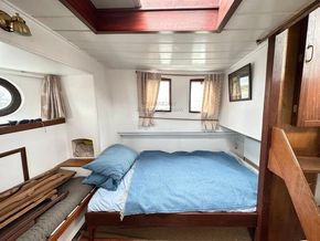 Dutch Barge Klipperaak With Gaff rigged Staysail  - Aft Cabin