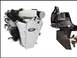 NEW FNM 20HPEP-180 180hp Marine Diesel Engine & Sterndrive Package