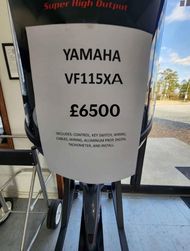 2024 Yamaha 4 stroke outboard VF115XA