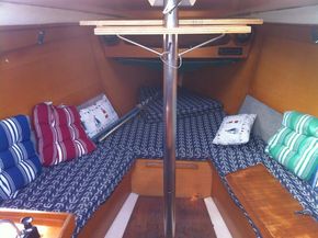 Saloon with table raised