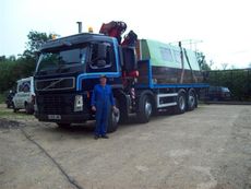 LORRY WITH HI-AB CRANE UP TO 30FT BOAT