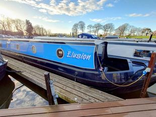 54ft x 9ft 2018 Wide beam Cruiser Stern built by Pintail Boats Ltd