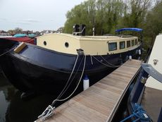 Historic 1903 Dutch Barge Tjalk - Ideal Liveaboard Currently on Thames