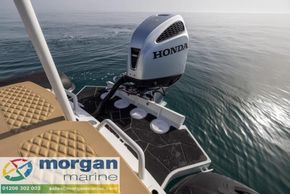 Highfield Sport 800 aluminium RIB - transom with Honda outboard