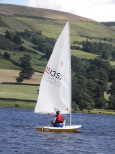 Laser 1 sailing dinghy