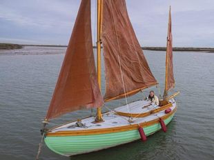 24ft Canoe Yawl Albert Strange design, New build 2004