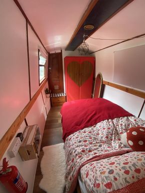 Cupboard & door to engine room