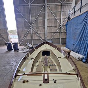 Vintage restored Drascombe Lugger 
