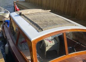 Jack Powles  Day Launch 21 wooden 21 foot electric day launch - Coachroof/Wheelhouse