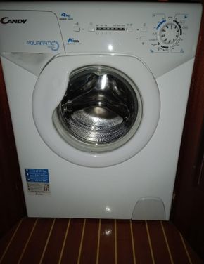 Laundry machine guest cabin