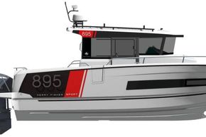 Jeanneau Merry Fisher 895 Sport - Offshore - diagram of side view