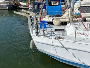 Steel Blue Water Cruising Yacht 40ft Residential Mooring - Stern
