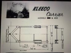 1980 Kleeco Hydraulic Boat Trailer