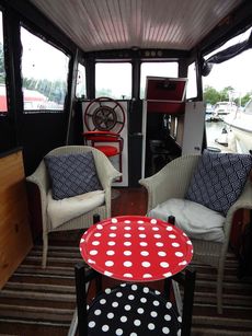 Circa 1930s Dutch Flower Barge