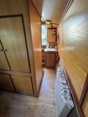 Corridor from bedroom to stern entrance