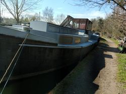 Barge for sale or rent to buy.