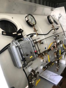 Containerized Chamber. 54” Double Lock