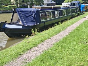 beautiful 50ft cruiser stern narrow boat