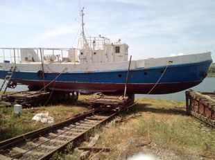 65' 1987 Residential Workboat Houseboat with mooring