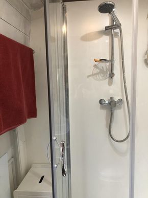 Newly installed shower