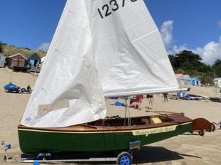 GP14 sailing dinghy - Sail #12370,