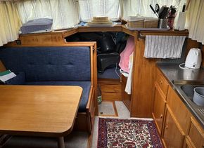 Galley to V berth