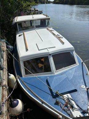 Cabin roof and decks painted in 2025