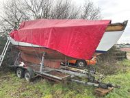 23ft Classic Cardnell Sloop & trailer, 1934