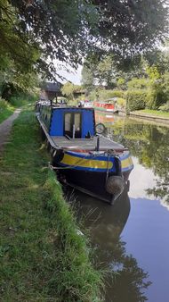 Traditional narrowboat Tug