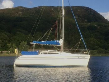 Sportina 730 with lake Coniston mooring
