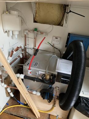boiler mid-install