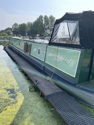 2014 Reeves 57’ reverse layout narrowboat