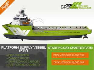 PSVs open FOR CHARTER / contact GRS / #PSV