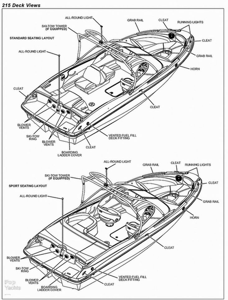 2005 Bayliner 215 br