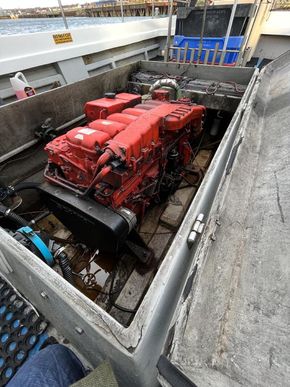 Front of engine 