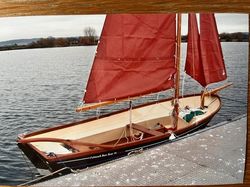 16 foot Falmouth Bass Boat Cutter rig