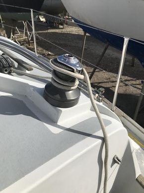 Coach roof Mounted Winch