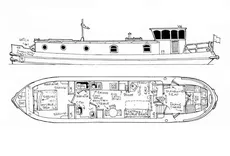 1997 Sagar Marine 50 Dutch Barge Replica