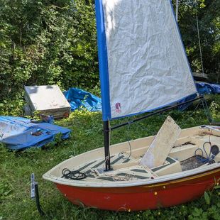 Blue Peter Dinghy Similar to Optimist.