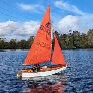 Restored Mirror Dinghy with Trailers