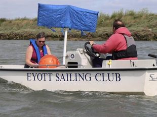 Cathederal hull Dory with 25hp engine