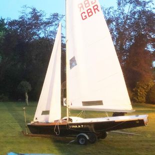 505 Racing dinghy
