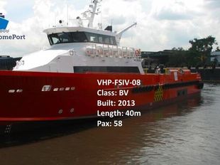 VHP - Fast Crew Boat - Class BV - 2013 - 58 pax