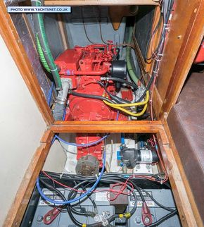 Engine box open