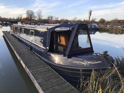 57ft 2 berth semi-cruiser Bluewater Boats narrowboat