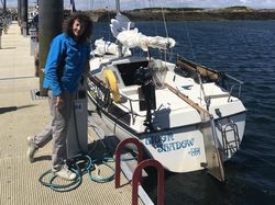 Unique centre cockpit trailer sailer