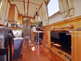 Cruiser stern narrowboat Inspection launch style 