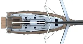 Manufacturer Provided Image: Bavaria Cruiser 46 Upper Deck Layout Plan