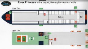 MV River Princess layout plan