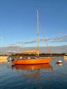 Racing yacht designed by Ed Dubios
